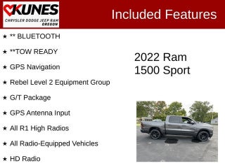 2022 RAM 1500 Sport in Delavan, WI - Kunes Chevrolet Cadillac of Delavan