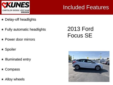 2013 Ford Focus SE in Delavan, WI - Kunes Chevrolet Cadillac of Delavan