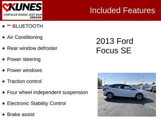 2013 Ford Focus SE in Delavan, WI - Kunes Chevrolet Cadillac of Delavan