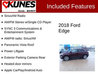 2018 Ford Edge Titanium in Delavan, WI - Kunes Chevrolet Cadillac of Delavan