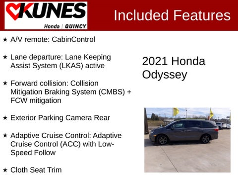 2021 Honda Odyssey EX in Delavan, WI - Kunes Chevrolet Cadillac of Delavan