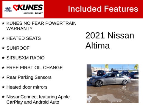 2021 Nissan Altima 2.0 SR in Delavan, WI - Kunes Chevrolet Cadillac of Delavan
