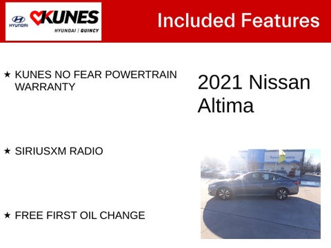 2021 Nissan Altima 2.5 SV in Delavan, WI - Kunes Chevrolet Cadillac of Delavan