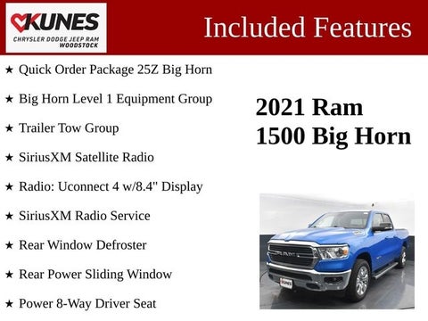 2021 RAM 1500 Big Horn/Lone Star in Delavan, WI - Kunes Chevrolet Cadillac of Delavan