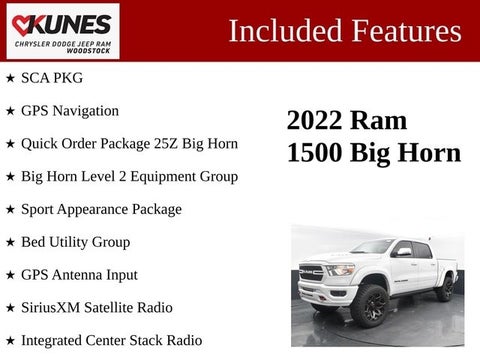 2022 RAM 1500 Big Horn/Lone Star SCA PKG in Delavan, WI - Kunes Chevrolet Cadillac of Delavan