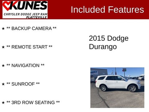 2015 Dodge Durango Limited in Delavan, WI - Kunes Chevrolet Cadillac of Delavan