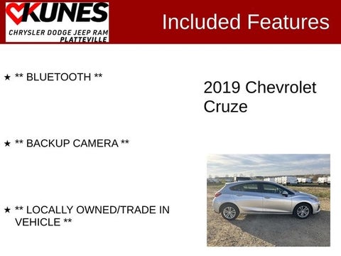 2019 Chevrolet Cruze LT in Delavan, WI - Kunes Chevrolet Cadillac of Delavan